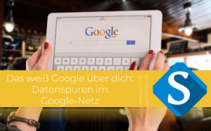 Schrift-Architekt.de Blogcover für Social Media & Seminare zum Thema Google Daten Fußabdruck