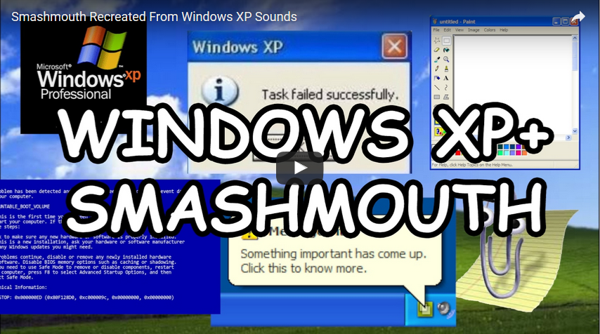 Windows XP Musikvideo auf YouTube